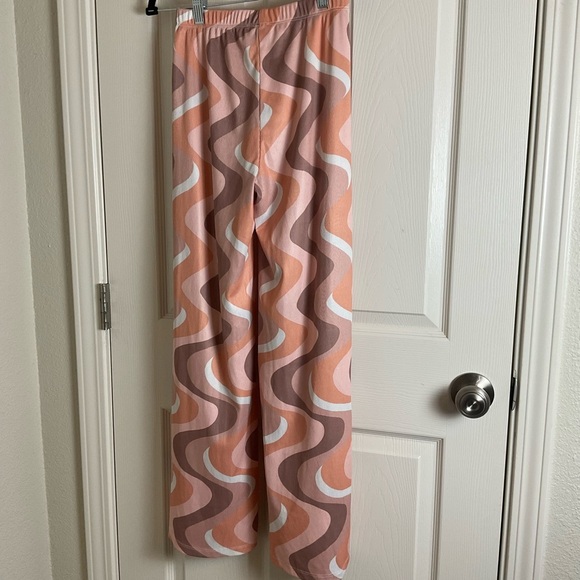 Princess Polly Women's Flare Pants - Multi/Pink Size 4 - Picture 10 of 12